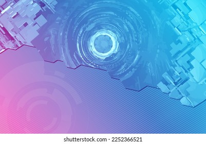 Futuristic technology style. Elegant background for business tech presentations.