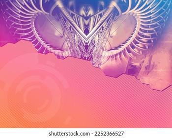 Futuristic technology style. Elegant background for business tech presentations.