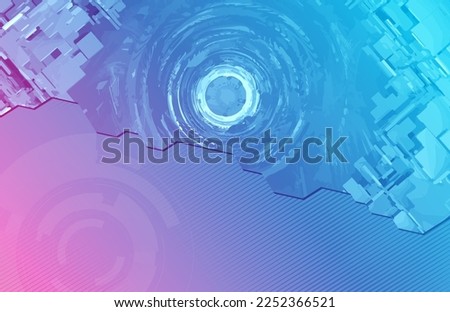 Futuristic technology style. Elegant background for business tech presentations.