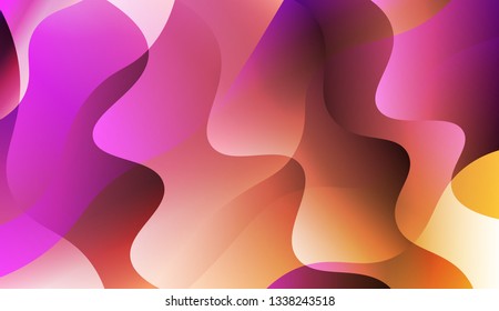 Futuristic Technology Style With Geometric Design, Shapes. For Futuristic Ad, Booklets. Vector Illustration with Color Gradient.