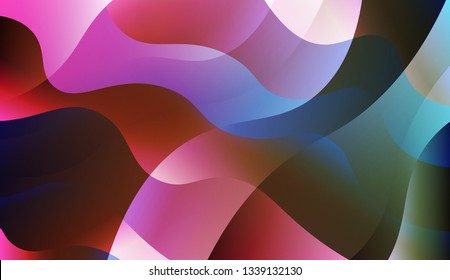 Futuristic Technology Style With Geometric Design, Shapes. For Futuristic Ad, Booklets. Vector Illustration with Color Gradient.