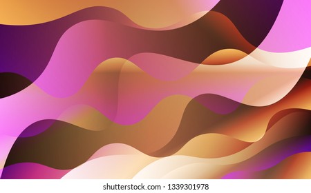 Futuristic Technology Style With Geometric Design, Shapes. For Business Presentation Wallpaper, Flyer, Cover. Vector Illustration with Color Gradient