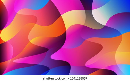 Futuristic Technology Style With Geometric Design, Shapes. For Business Presentation Wallpaper, Flyer, Cover. Vector Illustration with Color Gradient