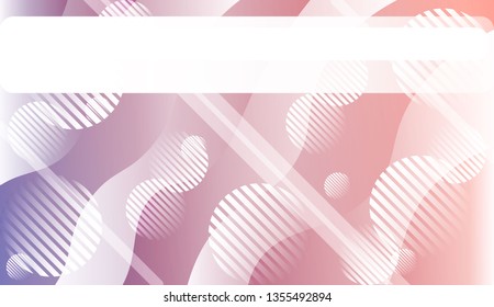 Futuristic Technology Style With Geometric Design, Shapes. For Business Presentation Wallpaper, Flyer, Cover. Vector Illustration with Color Gradient.