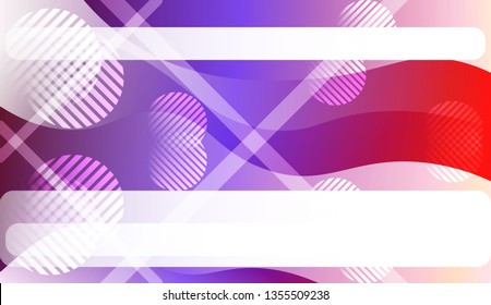 Futuristic Technology Style With Geometric Design, Shapes. For Business Presentation Wallpaper, Flyer, Cover. Vector Illustration with Color Gradient.