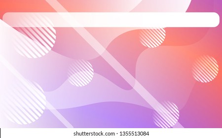 Futuristic Technology Style With Geometric Design, Shapes. For Business Presentation Wallpaper, Flyer, Cover. Vector Illustration with Color Gradient.