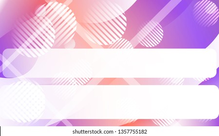 Futuristic Technology Style With Geometric Design, Shapes. For Business Presentation Wallpaper, Flyer, Cover. Vector Illustration with Color Gradient.