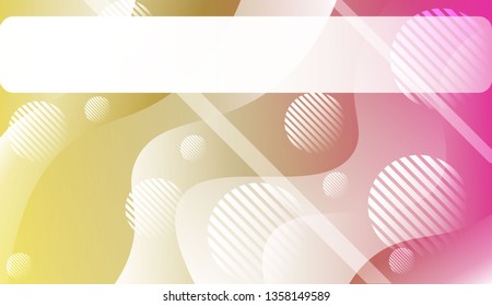 Futuristic Technology Style With Geometric Design, Shapes. For Business Presentation Wallpaper, Flyer, Cover. Vector Illustration with Color Gradient.