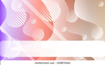 Futuristic Technology Style With Geometric Design, Shapes. For Business Presentation Wallpaper, Flyer, Cover. Vector Illustration with Color Gradient.