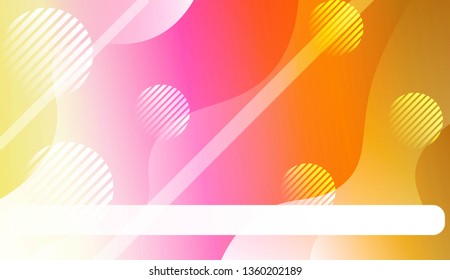 Futuristic Technology Style With Geometric Design, Shapes. For Flyer, Brochure, Booklet And Websites Design Vector Illustration with Color Gradient