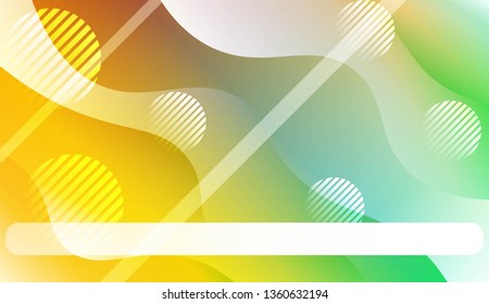 Futuristic Technology Style With Geometric Design, Shapes. For Flyer, Brochure, Booklet And Websites Design Vector Illustration with Color Gradient