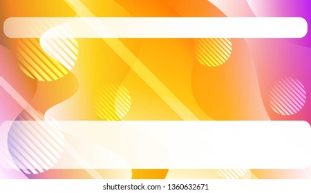 Futuristic Technology Style With Geometric Design, Shapes. For Flyer, Brochure, Booklet And Websites Design Vector Illustration with Color Gradient