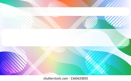 Futuristic Technology Style With Geometric Design, Shapes. For Flyer, Brochure, Booklet And Websites Design Vector Illustration with Color Gradient