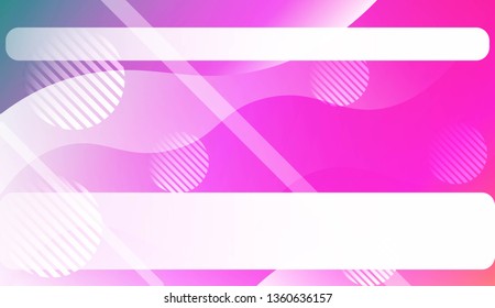Futuristic Technology Style With Geometric Design, Shapes. For Flyer, Brochure, Booklet And Websites Design Vector Illustration with Color Gradient