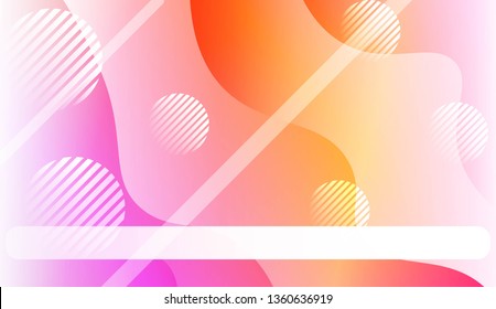 Futuristic Technology Style With Geometric Design, Shapes. For Flyer, Brochure, Booklet And Websites Design Vector Illustration with Color Gradient