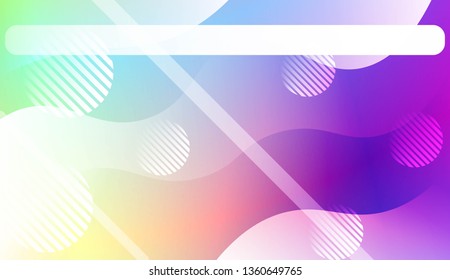 Futuristic Technology Style With Geometric Design, Shapes. For Flyer, Brochure, Booklet And Websites Design Vector Illustration with Color Gradient