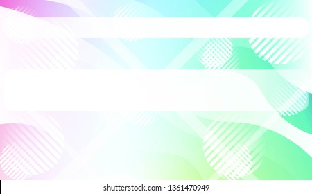 Futuristic Technology Style With Geometric Design, Shapes. For Flyer, Brochure, Booklet And Websites Design Vector Illustration with Color Gradient