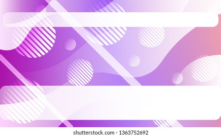 Futuristic Technology Style With Geometric Design, Shapes. For Your Design Wallpaper, Presentation, Banner, Flyer, Cover Page, Landing Page. Vector Illustration with Color Gradient