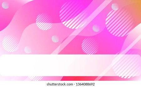 Futuristic Technology Style With Geometric Design, Shapes. For Flyer, Brochure, Booklet And Websites Design Vector Illustration with Color Gradient