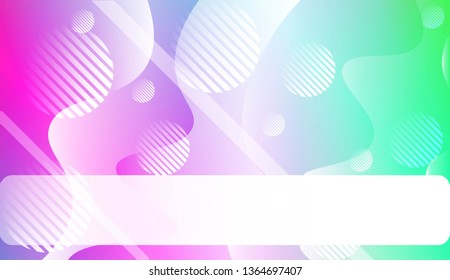 Futuristic Technology Style With Geometric Design, Shapes. For Flyer, Brochure, Booklet And Websites Design Vector Illustration with Color Gradient