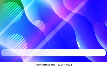 Futuristic Technology Style With Geometric Design, Shapes. For Flyer, Brochure, Booklet And Websites Design Vector Illustration with Color Gradient