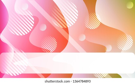 Futuristic Technology Style With Geometric Design, Shapes. For Flyer, Brochure, Booklet And Websites Design Vector Illustration with Color Gradient