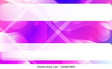 Futuristic Technology Style With Geometric Design, Shapes. For Flyer, Brochure, Booklet And Websites Design Vector Illustration with Color Gradient