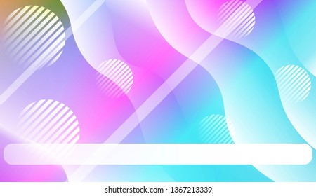 Futuristic Technology Style With Geometric Design, Shapes. For Flyer, Brochure, Booklet And Websites Design Vector Illustration with Color Gradient