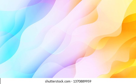 Futuristic Technology Style With Geometric Design, Shapes. Blurred Gradient Texture Background. For Ad, Presentation, Card. Vector Illustration