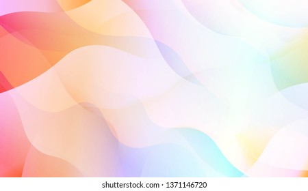 Futuristic Technology Style With Geometric Design, Shapes. Blurred Gradient Texture Background. For Ad, Presentation, Card. Vector Illustration