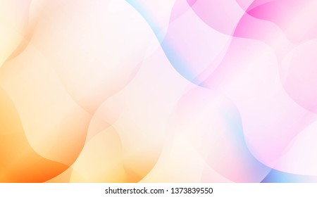 Futuristic Technology Style With Geometric Design, Shapes. Blurred Gradient Texture Background. For Ad, Presentation, Card. Vector Illustration