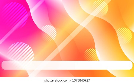 Futuristic Technology Style With Geometric Design, Shapes. For Flyer, Brochure, Booklet And Websites Design Vector Illustration with Color Gradient