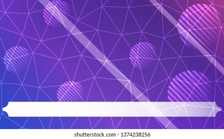 Futuristic Technology Style With Geometric Design, Shapes. Triangles, line, circle. For Business Presentation Wallpaper, Flyer, Cover. Vector Illustration with Color Gradient