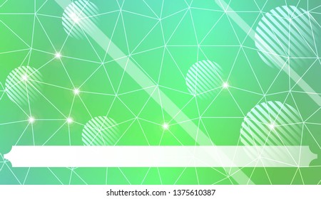 Futuristic Technology Style With Geometric Design, Shapes. Triangles, line, circle. For Business Presentation Wallpaper, Flyer, Cover. Vector Illustration with Color Gradient
