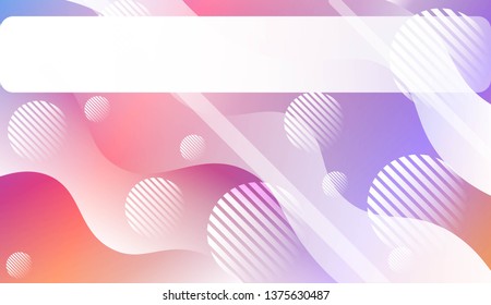 Futuristic Technology Style With Geometric Design, Shapes. For Flyer, Brochure, Booklet And Websites Design Vector Illustration with Color Gradient