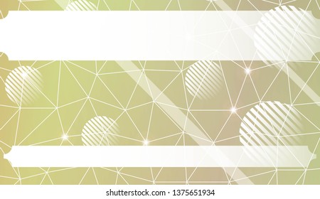Futuristic Technology Style With Geometric Design, Shapes. Triangles, line, circle. For Business Presentation Wallpaper, Flyer, Cover. Vector Illustration with Color Gradient