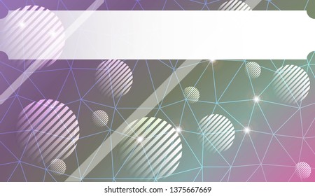 Futuristic Technology Style With Geometric Design, Shapes. Triangles, line, circle. For Business Presentation Wallpaper, Flyer, Cover. Vector Illustration with Color Gradient