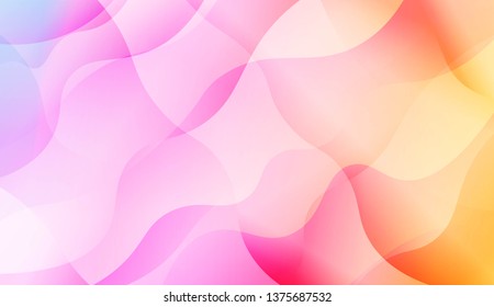Futuristic Technology Style With Geometric Design, Shapes. Blurred Gradient Texture Background. For Ad, Presentation, Card. Vector Illustration