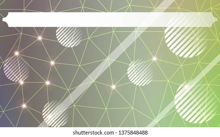 Futuristic Technology Style With Geometric Design, Shapes. Triangles, line, circle. For Business Presentation Wallpaper, Flyer, Cover. Vector Illustration with Color Gradient