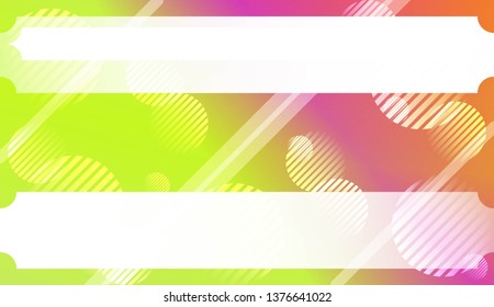 Futuristic Technology Style With Geometric Design, Shapes. For Flyer, Brochure, Booklet And Websites Design Vector Illustration with Color Gradient