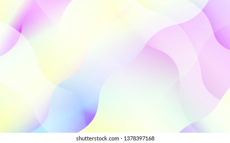 Futuristic Technology Style With Geometric Design, Shapes. Blurred Gradient Texture Background. For Ad, Presentation, Card. Vector Illustration