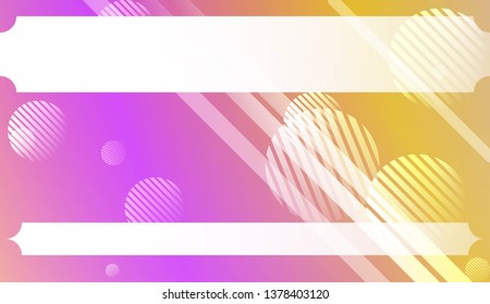Futuristic Technology Style With Geometric Design, Shapes. For Business Presentation Wallpaper, Flyer, Cover. Vector Illustration with Color Gradient