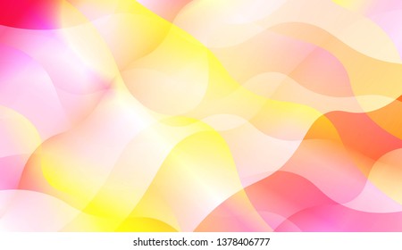 Futuristic Technology Style With Geometric Design, Shapes. Blurred Gradient Texture Background. For Ad, Presentation, Card. Vector Illustration
