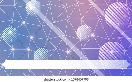Futuristic Technology Style With Geometric Design, Shapes. Triangles, line, circle. For Business Presentation Wallpaper, Flyer, Cover. Vector Illustration with Color Gradient
