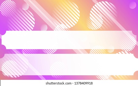 Futuristic Technology Style With Geometric Design, Shapes. For Flyer, Brochure, Booklet And Websites Design Vector Illustration with Color Gradient
