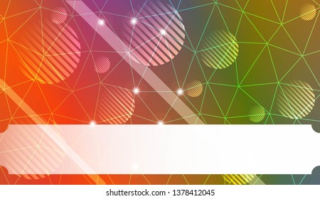 Futuristic Technology Style With Geometric Design, Shapes. Triangles, line, circle. For Business Presentation Wallpaper, Flyer, Cover. Vector Illustration with Color Gradient