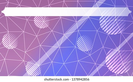 Futuristic Technology Style With Geometric Design, Shapes. Triangles, line, circle. For Business Presentation Wallpaper, Flyer, Cover. Vector Illustration with Color Gradient