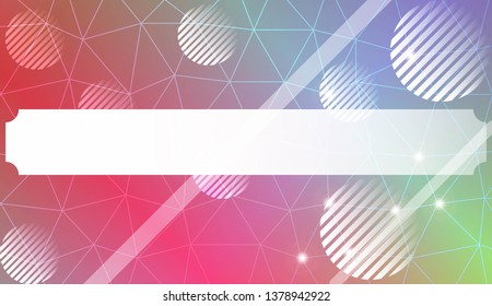 Futuristic Technology Style With Geometric Design, Shapes. Triangles, line, circle. For Business Presentation Wallpaper, Flyer, Cover. Vector Illustration with Color Gradient