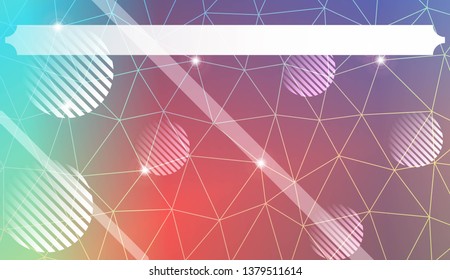 Futuristic Technology Style With Geometric Design, Shapes. Triangles, line, circle. For Business Presentation Wallpaper, Flyer, Cover. Vector Illustration with Color Gradient