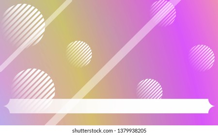 Futuristic Technology Style With Geometric Design, Shapes. For Business Presentation Wallpaper, Flyer, Cover. Vector Illustration with Color Gradient